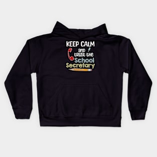 School Secretary Kids Hoodie